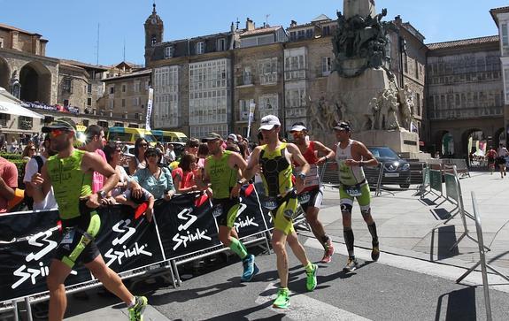 La pasada edición del  triatlón de Vitoria. 