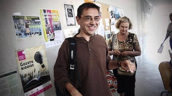 El exdirigente de Podemos, Juan Carlos Monedero.