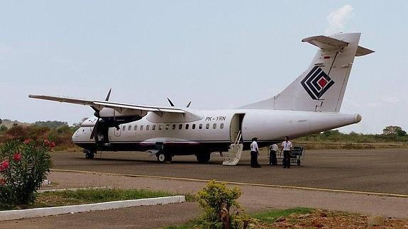 El avión indonesio desaparecido de la compañía Trigana Air.