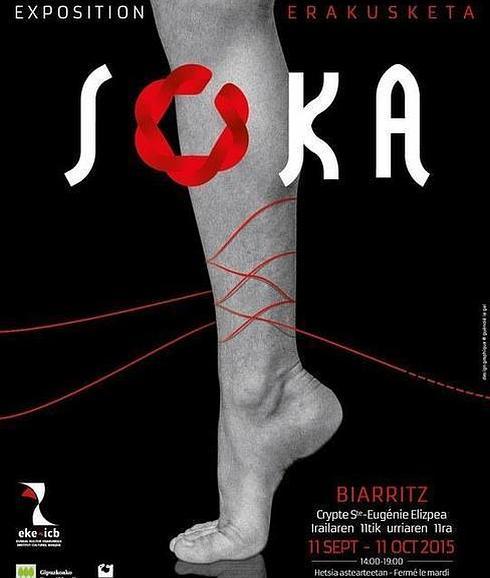 'Soka' erakusketa urriaren 11ra arte egongo da ikusgai Biarritzen.