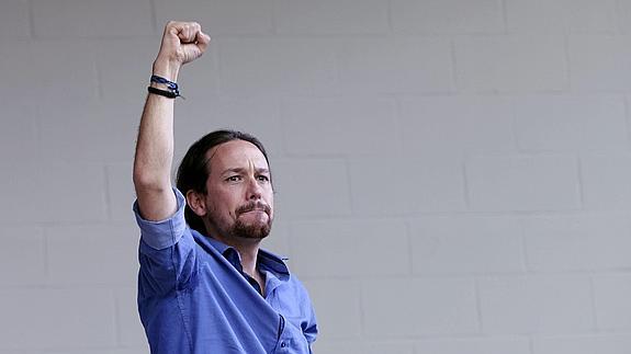 El líder de Podemos, Pablo Iglesias. 