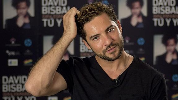 El cantante almeriense David Bisbal.