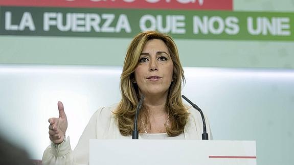 La presidenta de la Junta de Andalucía, Susana Díaz.