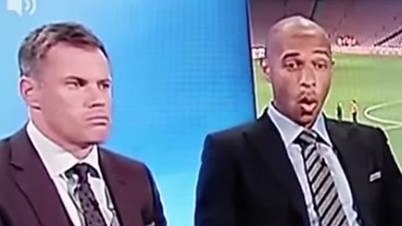 Thierry Henry da la nota en televisión