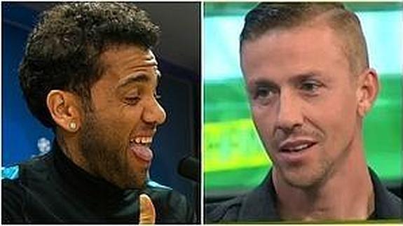 El 'cariñoso' pique entre Guti y Dani Alves a cuenta de Cristiano