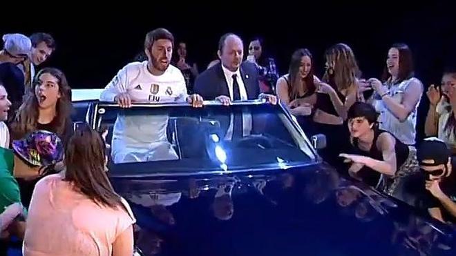 Sergio Ramos y Rafa Benítez, en el vídeo.