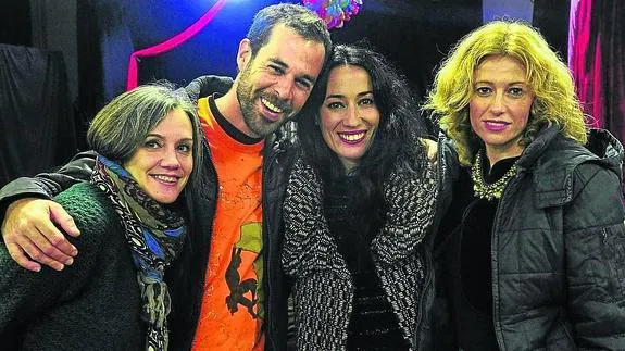 Alaine Gartzia, Xabier Casillas, Ainhoa Garnika y Gemma Gento.