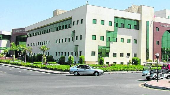 Hospital International Medical Center de El Cairo, donde la publicidad de agencia Sanantur envía a los enfermos de hepatitis.