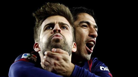 Gerard Piqué y Luis Suárez, dos de los jugadores implicados en los últimos escándalos del Barça.