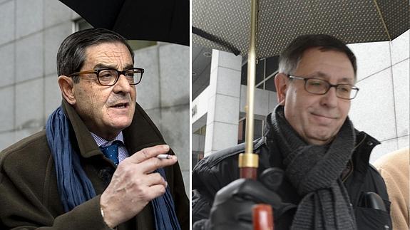 El expresidente de Kutxabank Mario Fernández y el exdelegado del Gobierno en Euskadi Mikel Cabieces