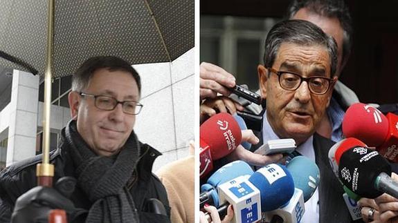 Mikel Cabieces y Mario Fernández.