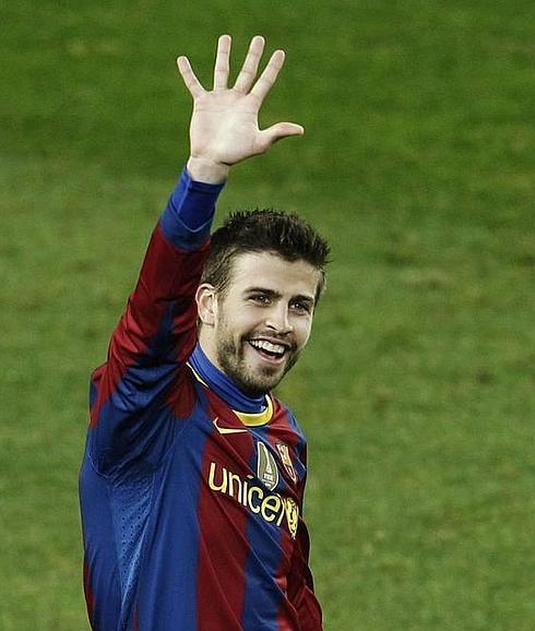 Gerard Piqué, el día de la famosa 'manita' al Real Madrid.