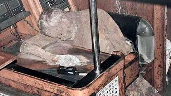 Así fue encontrado el cuerpo.