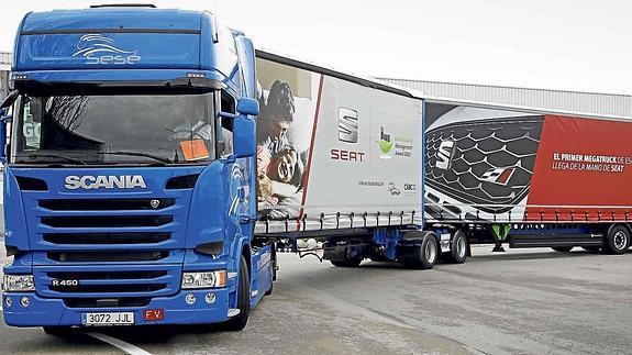 Imagen del megacamión.