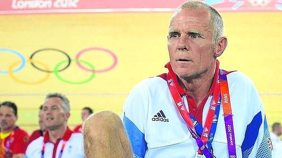 Sutton, en el velódromo olímpico de Londres.