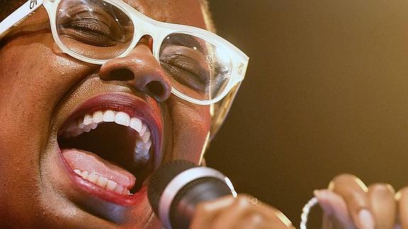 Cecile McLorin, en Vitoria. 