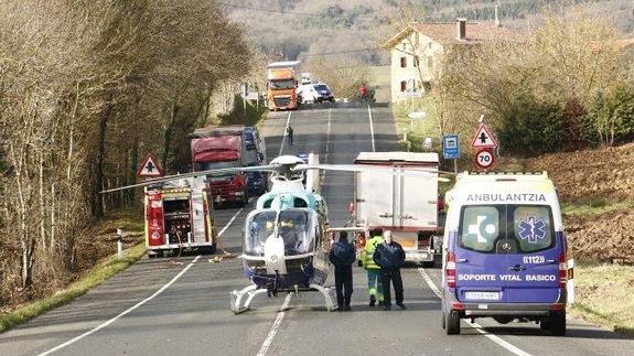 El último accidente de gravedad en la N-240, en la imagen, se saldó en enero con la muerte de una joven de 18 años. 