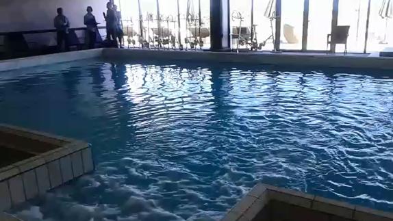 El hotel de la selección española en la isla de Re. 