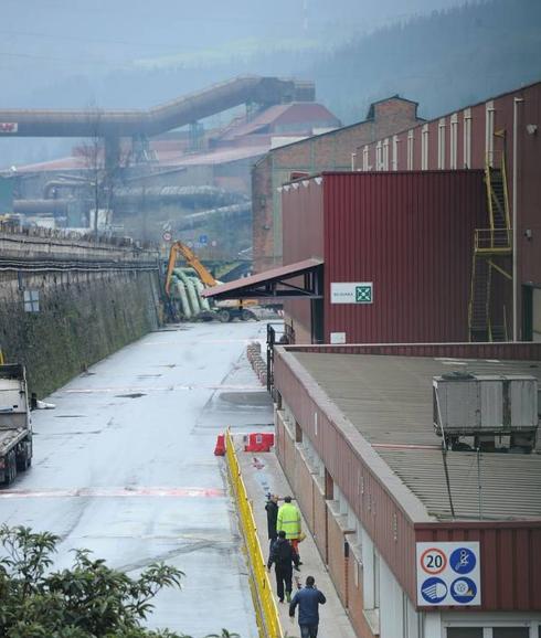 Entorno de la planta de Arcelor-Mittal en Zumarraga.