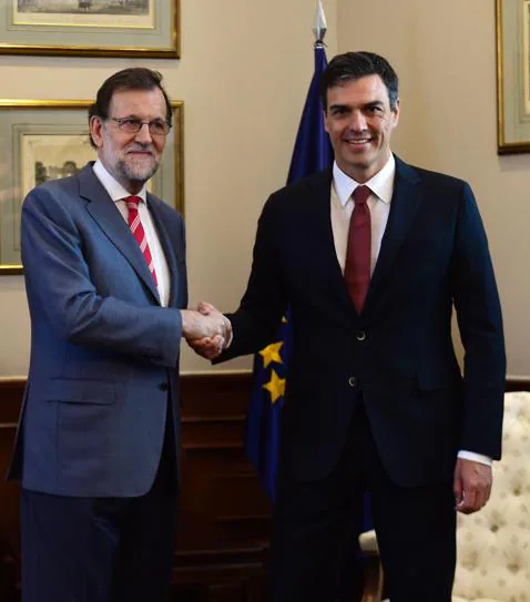 Mariano Rajoy y Pedro Sánchez.