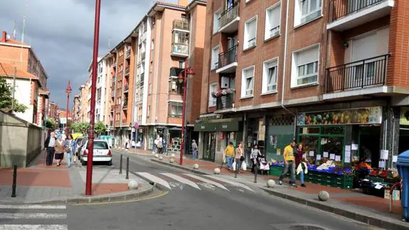 Calle Arteagabeitia de Barakaldo, donde se produce el tráfico de estupefacientes
