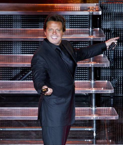 Luis Miguel, en un concierto en el año 2011.