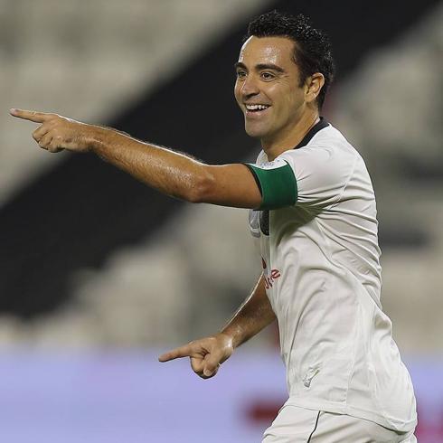 El futbolista español celebrando un gol de su actual equipo Al-Sadd de Qatar