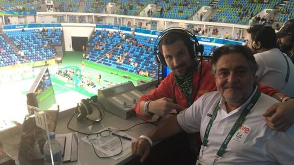 Lalo Alzueta y Pepu Hernández, encargados de retransmitir el basket en los JJOO.