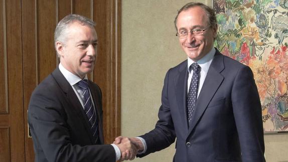 Iñigo Urkullu eta Alfonso Alonso.