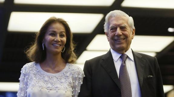 Isabel Preysler y Vargas Llosa.