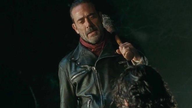 Negan, uno de los personajes más sanguinarios de la serie.