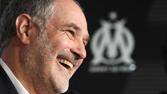 Andoni Zubizarreta, en la presentación.