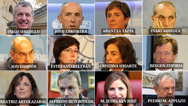 El Gobierno vasco PNV-PSE echa a andar con seis consejeros nuevos