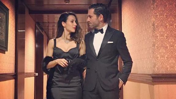 Sémper y su pareja Bárbara Goenaga.