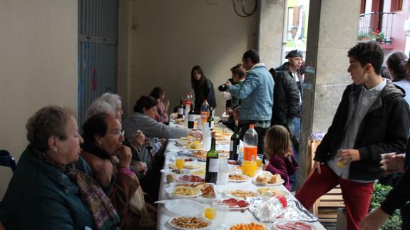 Los propios vecinos del barrio recuperaron la fiesta en honor al santo. 