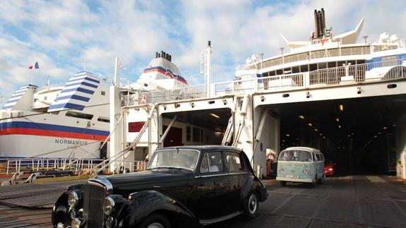 Imagen de archivo del ferry Cap Finistere, que une Zierbena con Portsmouth.