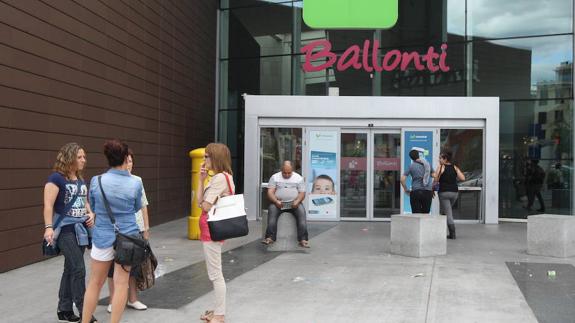 Centro comercial Ballonti, donde se ubicaba la tienda en Portugalete.