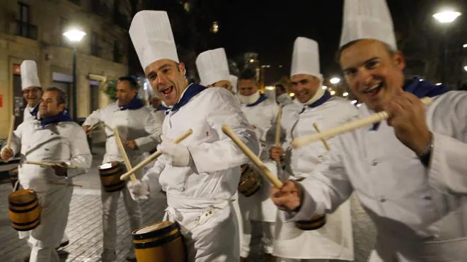 San Sebastián vibra al ritmo de la Tamborrada