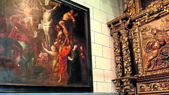 Capilla de La Piedad, donde reposan los restos de Félix María de Samaniego.