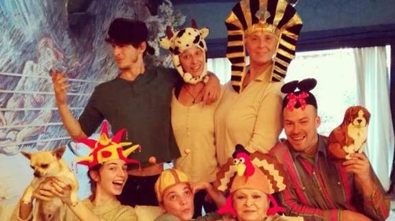 La familia de Bimba.