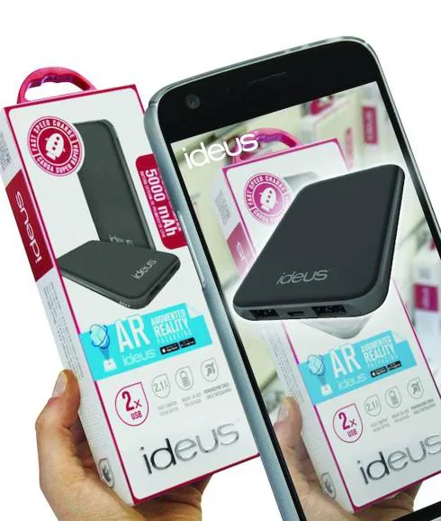 Así se verían los productos en 3D con la app que ha creado Ideus para iOS y Android.