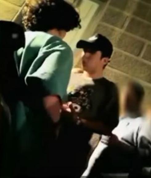 Froilan, durante su discusión en la discoteca.