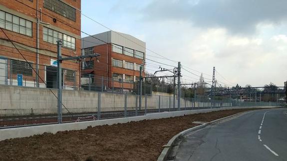 El muro se construirá en la zona de Bernar Etxepare.