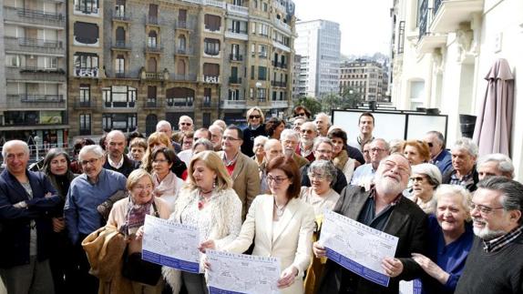 El acto de presentación del manifiesto en San Sebastián