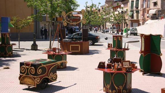 Algunos de los elementos de la feria.