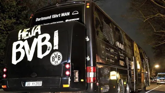 El autobús del Borussia.