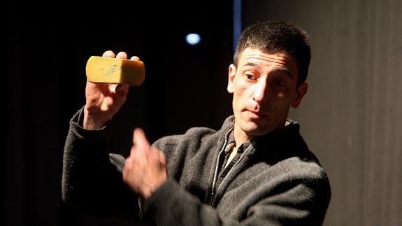 Ramón Lizeaga, en una cata de quesos. 