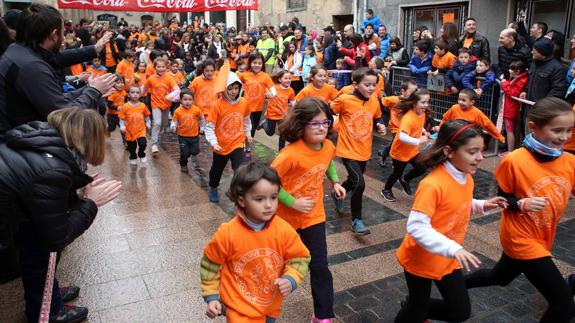 Maratón contra el cáncer celebrado en Durango.