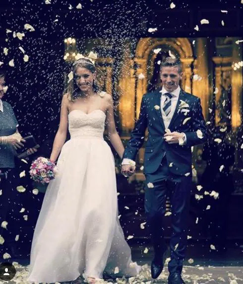 La boda de Iker Muniain y Andrea Sesma, en 40 segundos