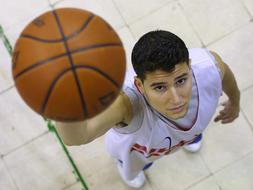 Ruben Quintana, jugador del Bilbao Basket. / Archivo